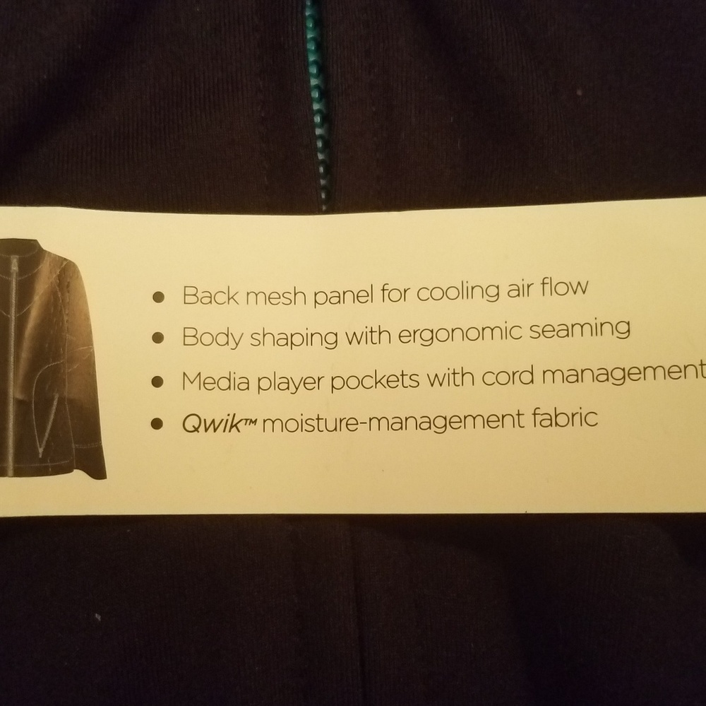 Soma Black Sport Solution Go Active Jacket XS NWT - Picture 5 of 9
